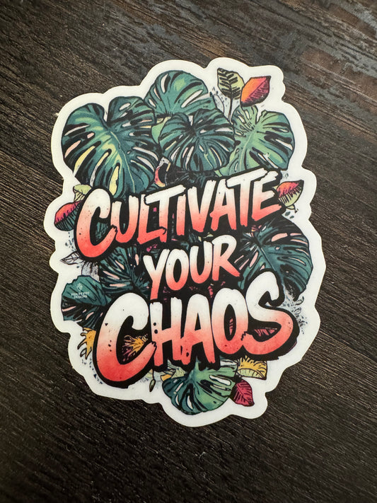 Plant Sticker: Cultivate Your Chaos
