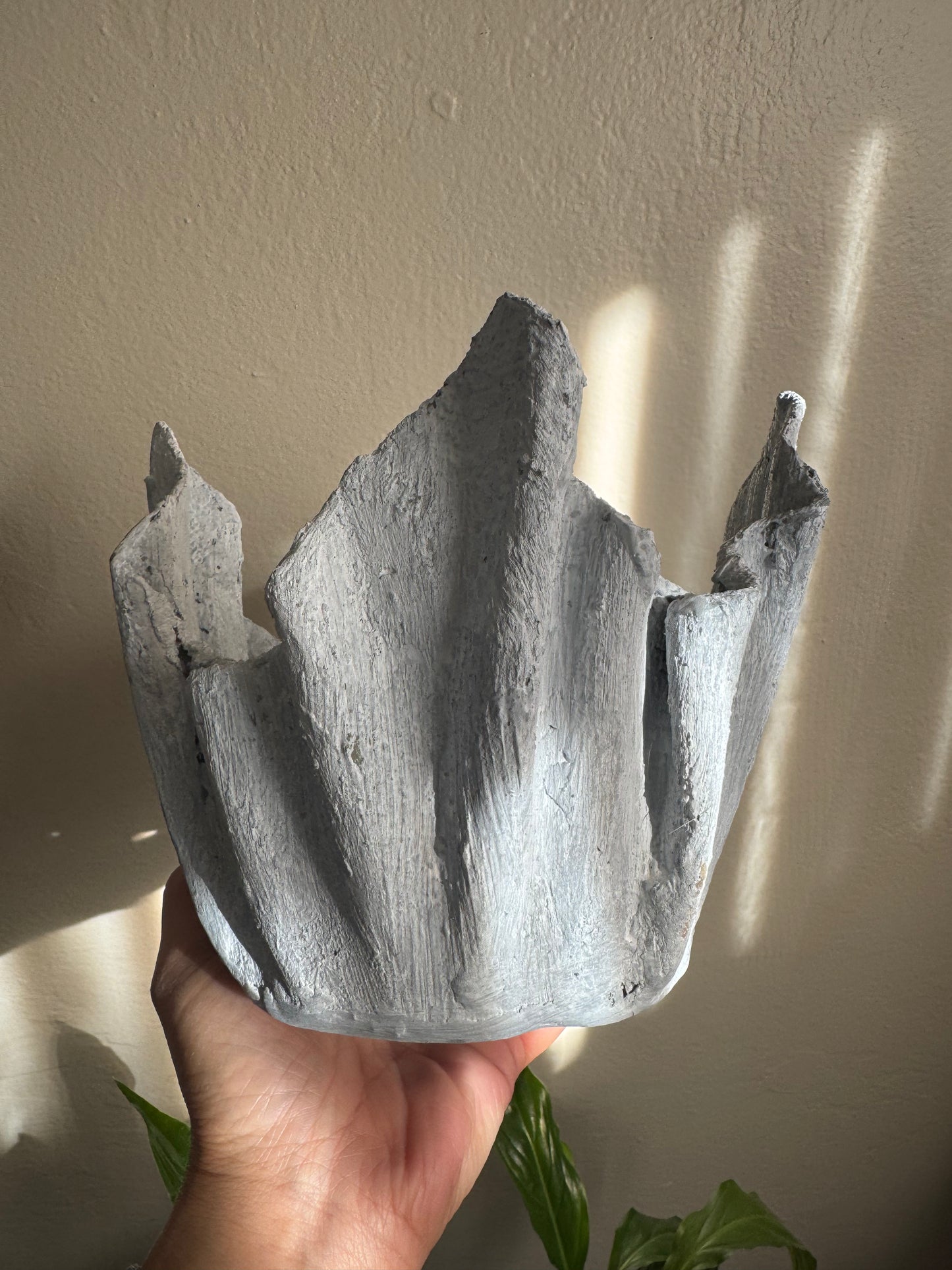 Lightweight Cement Plant Pot